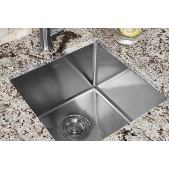 Bosco Deluxe Series Single Bowl Radius Corner Kitchen Sink