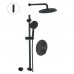 Alt - Circo - Thermostatic Shower System - 2 Functions - Matte Black