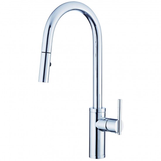 Gerber - Parma - Cafe Single Handle Pull-Down Kitchen Faucet - Chrome