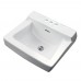 Gerber - Plymouth - 4" Faucet Centers Ledge Type Wall Hung Lavatory