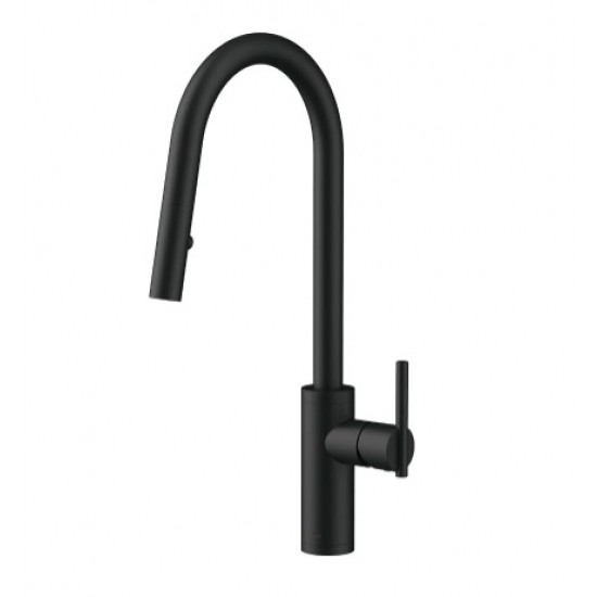 Gerber - Parma - Single Handle Pull-Down Kitchen Faucet - Satin Black