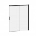 Kalia - Vivio - 2 Panel Sliding Shower Door - Alcove Installation - 60" x 75" - Black and Chrome
