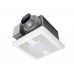Panasonic - WhisperCeiling® DC™ Bathroom Fan/Light with Pick-A-Flow™ [110, 130, 150 CFM]