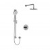 Riobel - Riu Type T/P 1/2 Inch Coaxial 2-Way System With Hand Shower And Shower Head - KIT323RUTM - Chrome