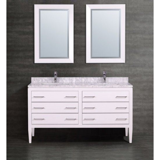 Veneto Bath Mc 4002 60 60 Bathroom Vanity Double Sink