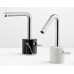 Aquabrass - Marmo - Single-Hole Lavatory Faucet - White Carrara/Polished Chrome