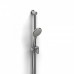 Riobel - Premium - Thermostatic / Pressure Balance ½’’ Coaxial System with Hand Shower Rail and Wall Mount Shower Head - Polished Chrome