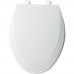 Bemis - Elongated Molded Wood Toilet Seat with Easy Clean Hinge - White