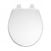 Bemis - Round Closed Front Whisper Close Toilet Seat with Cover - White