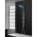 PierDeco - Shower Column PD-890-S/BKSS AquaMassage - Matte Black Stainless Steel (BKSS)