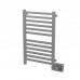 Amba - Quadro - Heated Towel Rack - 12 Bars (2 Towels) - Q2033B - Brushed Stainless