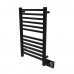 Amba - Quadro - Heated Towel Rack - 12 Bars (2 Towels) - Q2033MB - Matte Black