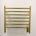 Amba - Radiant - Heated Towel Rack - 7 Bars (1 Towel) - Small - RWHS-SPG - Polished Gold