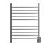 Amba - Radiant - Heated Towel Rack - 10 Bars (2 Towels) - Curved - RWH-CB - Brushed Stainless