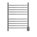 Amba - Radiant - Heated Towel Rack - 10 Bars (2 Towels) - Curved - RWH-CP - Polished Stainless