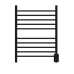 Amba - Radiant - Heated Towel Rack - 10 Bars (2 Towels) - Straight - RWH-SMB - Matte Black