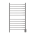 Amba - Radiant - Heated Towel Rack - 12 Bars (2 Towels) - Curved - Large - RWHL-CB - Brushed Stainless