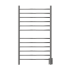 Amba - Radiant - Heated Towel Rack - 12 Bars (2 Towels) - Curved - Large - RWHL-CP - Polished Stainless