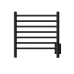 Amba - Radiant - Heated Towel Rack - 7 Bars (1 Towel) - Small - RWHS-SMB - Matte Black