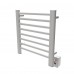 Amba - Sirio - Heated Towel Rack - 8 Bars (1 Towels) - S2121B - Brushed Stainless