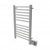 Amba - Sirio - Heated Towel Rack - 12 Bars (2 Towels) - S2133B - Brushed Stainless