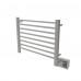 Amba - Sirio - Heated Towel Rack - 8 Bars (1 Towels) - Wide - S2921B - Brushed Stainless