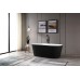 Bagno Italia - Monaco - Freestanding  Bathtubs - 59" - MN111150 - Matte Black