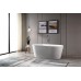 Bagno Italia - Monaco - Freestanding  Bathtubs - 59" - MN111150 - Matte White