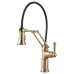 Brizo - Artesso - Single Handle Articulating Kitchen Faucet - 63225LF-GL - Brilliance® Luxe Gold®