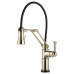 Brizo - Artesso - Single Handle Articulating Kitchen Faucet - SmartTouch® - 64225LF-PN - Brilliance® Polished Nickel