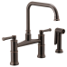 Brizo - Artesso - Bridge Kitchen Faucet with Side-Sprayer - 62525LF-RB - Venetian Bronze®