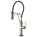 Brizo - Litze - Single Handle Articulating Kitchen Faucet - Industrial Handle - SmartTouch® - 64244LF-SS - Brilliance® Stainless