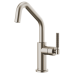 Brizo - Litze - Bar Faucet - Knurled Handle - Angled Spout - 61063LF-SS - Brilliance® Stainless