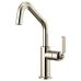 Brizo - Litze - Bar Faucet - Industrial Handle - Angled Spout - 61064LF-PN - Brilliance® Polished Nickel