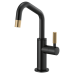 Brizo - Litze - Beverage Faucet - Angled Spout - 61363LF-C-BLGL - Matte Black / Brilliance® Luxe Gold®