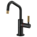 Brizo - Litze - Instant Hot Faucet - Angled Spout - 61363LF-H-BLGL - Matte Black / Brilliance® Luxe Gold®