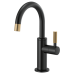 Brizo - Litze - Beverage Faucet - Arc Spout - 61343LF-C-BLGL - Matte Black / Brilliance® Luxe Gold®