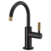 Brizo - Litze - Instant Hot Faucet - Arc Spout - 61343LF-H-BLGL - Matte Black / Brilliance® Luxe Gold®