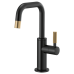 Brizo - Litze - Beverage Faucet - Square Spout - 61353LF-C-BLGL - Matte Black / Brilliance® Luxe Gold®