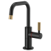 Brizo - Litze - Instant Hot Faucet - Square Spout - 61353LF-H-BLGL - Matte Black / Brilliance® Luxe Gold®