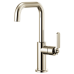 Brizo - Litze - Bar Faucet - Industrial Handle - Square Spout - 61054LF-PN - Brilliance® Polished Nickel