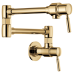 Brizo - Solna - Wall Mount Pot Filler - 62820LF-PG - Brilliance® Polished Gold