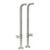 Clawfoot Design - Floor Riser - 9670BN - Brushed Nickel