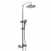 Riobel - Duo Rail With 1/2 Inch Thermostatic External Bar - Chrome