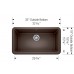 Blanco - IKON 33 - Silgranit Composite Sink - Truffle