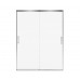 Maax - Incognito 76 56-59 x 76 in. 8 mm Sliding Shower Door for Alcove Installation - Chrome