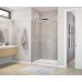 Maax - Duel 44-47 x 70 ½-74 in. 8 mm Sliding Shower Door for Alcove Installation - Chrome
