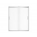 Maax - Revelation Round 56-59 x 70 ½-73 in. 8 mm Sliding Shower Door for Alcove Installation - Chrome