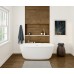 Maax - Fontana 5832 - AcrylX Freestanding Center Drain Bathtub