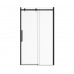 Maax - Halo Pro 44 ½-47 x 78 ¾ in. 8mm Sliding Shower Door for Alcove Installation - Matte Black